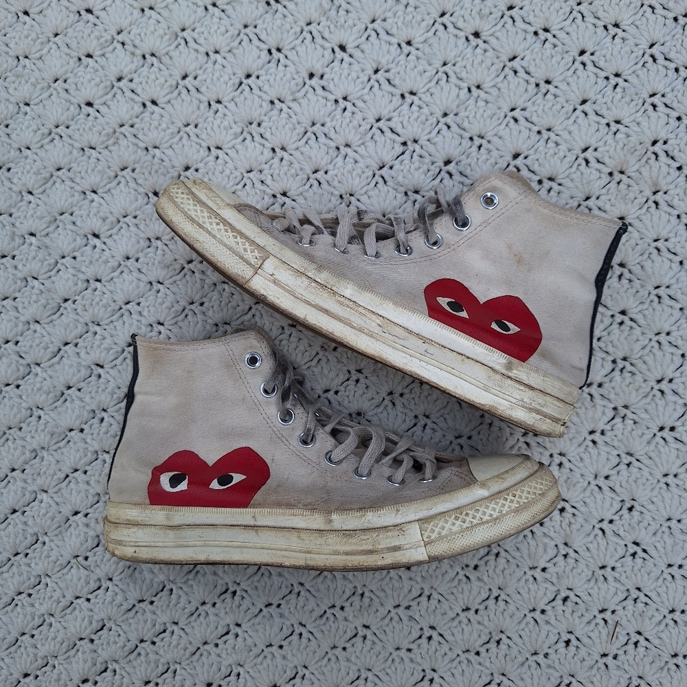 Commes Des Garcon x Converse Graphic High Top Sneaker Shoes